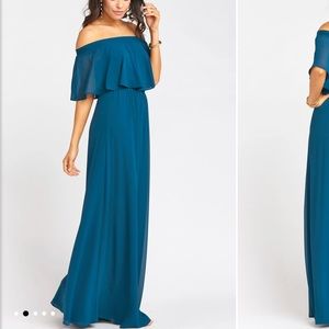 Show Me Your Mumu Hacienda Dress off the shoulder